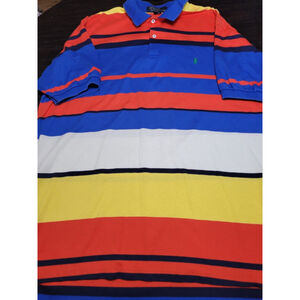 Vintage Polo Ralph Lauren Mens Polo Color Block XXL